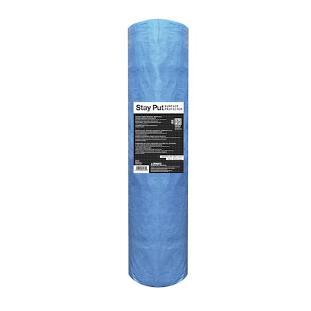 Trimaco Trimaco Stay Put Surface Protector 39.37 in. W X 54.13 ft. L Plastic Blue 1 pk 89165